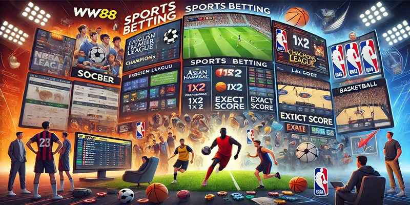 Khám phá các bộ môn cá cược hấp dẫn: Bóng đá, bóng rổ, Esport tại WW88